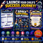 Space Explorer Kids Planner
