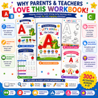 Alphabet Learning Worksheets A–E – Printable Letter Tracing & Phonics Activities for Kids Ages 3–6 | Digital PDF