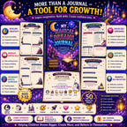 My Magical Dreams Journal for Kids – Printable Dream & Reflection Journal for Ages 7–12 | Digital PDF for Home & School