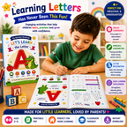 Alphabet Learning Worksheets A–E – Printable Letter Tracing & Phonics Activities for Kids Ages 3–6 | Digital PDF