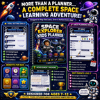 Space Explorer Kids Planner