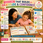 My Gratitude Journal for Kids – Printable Thankfulness & Reflection Journal for Ages 7–12 | Digital PDF for Home & School