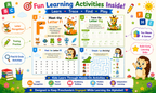 Alphabet Learning Worksheets F–J – Printable Letter Tracing & Phonics Activities for Kids Ages 3–6 | Digital PDF