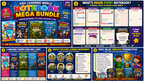 Kids Notebook Mega Bundle – 5 Printable Writing & Drawing Notebooks for Kids Ages 7–12 | Digital PDF Bundle