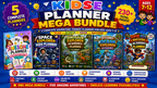 Kids Planner Mega Bundle – 5 Printable Daily Planners for Kids Ages 7–12 | Goal Setting, Habit Trackers & PDF Bundle