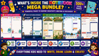 Kids Notebook Mega Bundle – 5 Printable Writing & Drawing Notebooks for Kids Ages 7–12 | Digital PDF Bundle