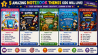 Kids Notebook Mega Bundle – 5 Printable Writing & Drawing Notebooks for Kids Ages 7–12 | Digital PDF Bundle