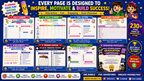 Kids Planner Mega Bundle – 5 Printable Daily Planners for Kids Ages 7–12 | Goal Setting, Habit Trackers & PDF Bundle