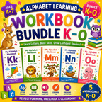 Alphabet Learning Worksheets K–O – Printable Letter Tracing & Phonics Activities for Kids Ages 3–6 | Digital PDF