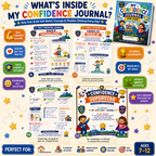 My Confidence Journal for Kids – Printable Self-Esteem & Reflection Journal for Ages 7–12 | Digital PDF for Home & School