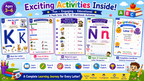 Alphabet Learning Worksheets K–O – Printable Letter Tracing & Phonics Activities for Kids Ages 3–6 | Digital PDF