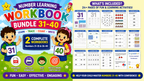 Number Learning Worksheets 31–40 – Printable Counting, Number Tracing & Math Activities for Kids Ages 3–6 | Digital PDF