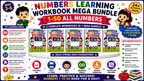 Number Learning Mega Bundle 1–50 – 5 Printable Counting, Number Tracing & Math Worksheet Sets for Kids Ages 3–6 | Digital PDF Bundle