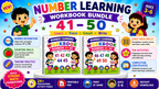 Number Learning Worksheets 41–50 – Printable Counting, Number Tracing & Math Activities for Kids Ages 3–6 | Digital PDF
