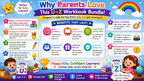 Alphabet Learning Worksheets U–Z – Printable Letter Tracing & Phonics Activities for Kids Ages 3–6 | Digital PDF