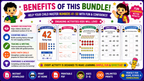 Number Learning Worksheets 41–50 – Printable Counting, Number Tracing & Math Activities for Kids Ages 3–6 | Digital PDF